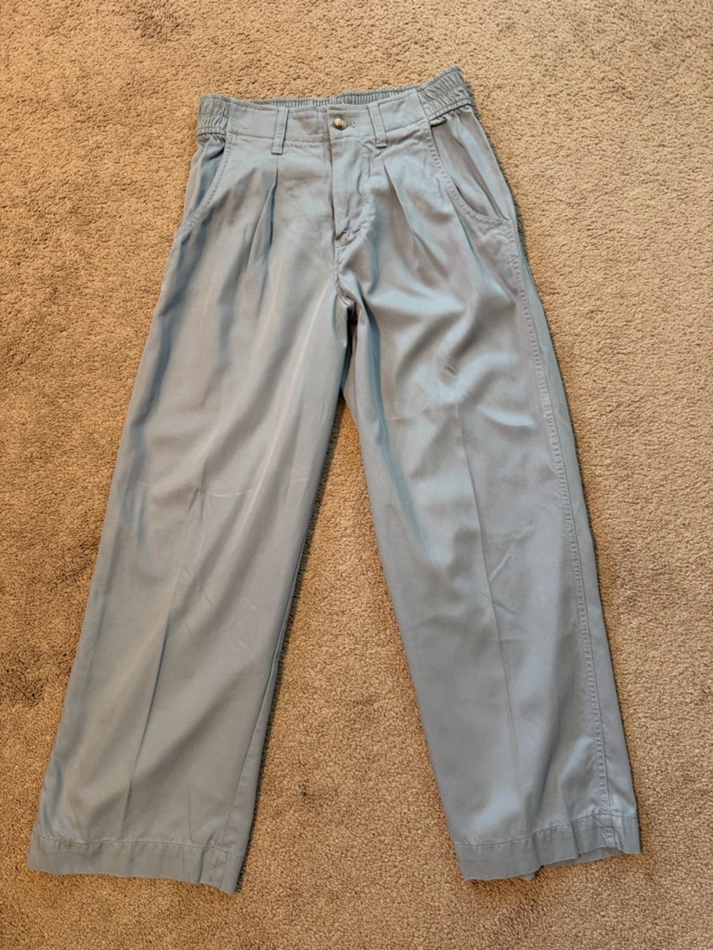 Madewell Light Blue Tailored Pants